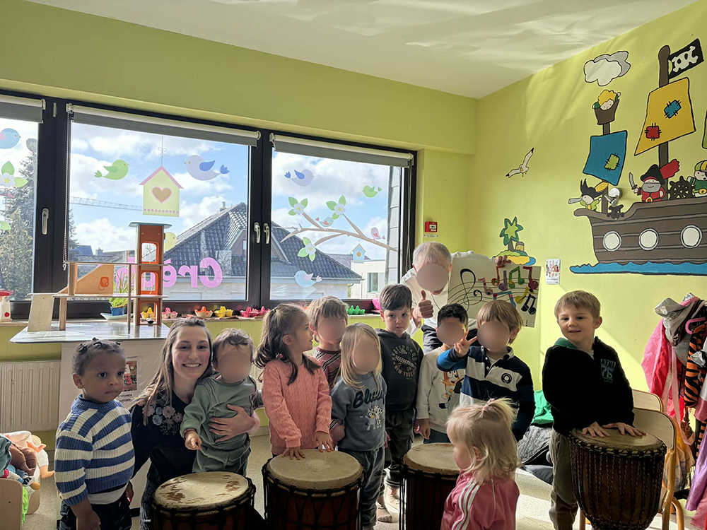 Crèche Les Angelots Bascharage – A la découverte du métier de musicien