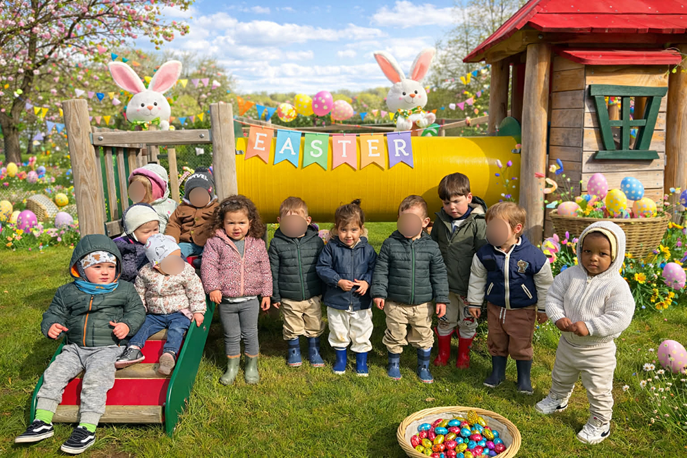 Crèche Les Angelots Bascharage – Chasse aux œufs!!!